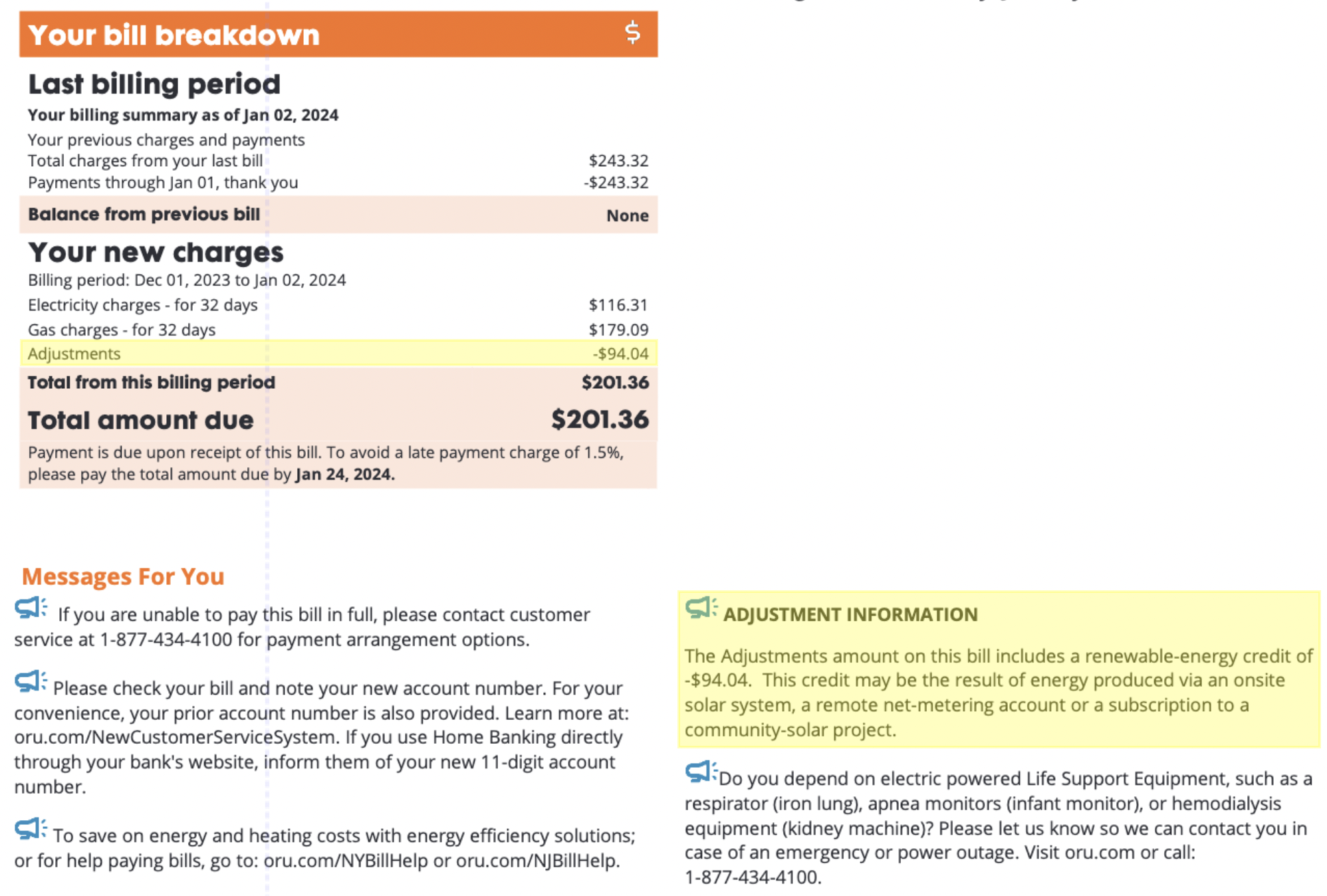 O&R Dual Utility Bill Example (Summary).png